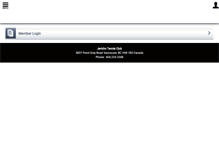 Tablet Screenshot of jerichotennisclub.com